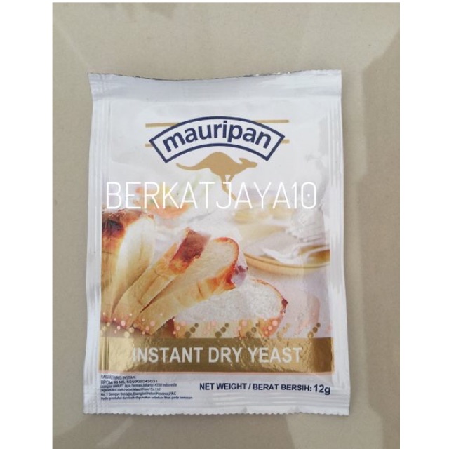 

Mauripan SACHET IMPORT 12 Gram Ragi Instant Dry Yeast Vakum