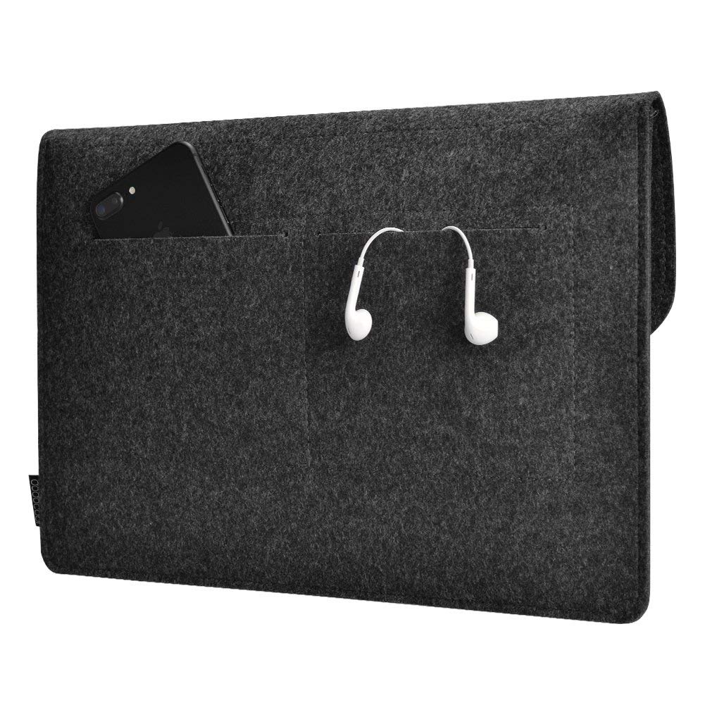 Case Laptop Multifungsi 13 Inch with Pouch - Dark Gray