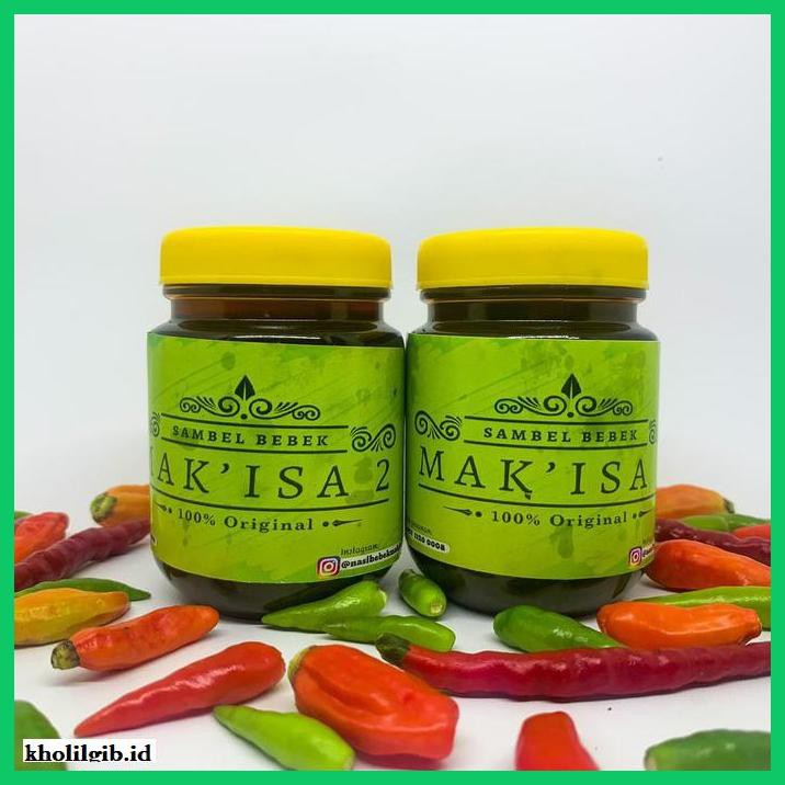 

Aneka-Sambal- Sambel Bebek Mak Isa 200 Gram Pasti Enak & Pedas -Pedeeeeeezzzzzzz.