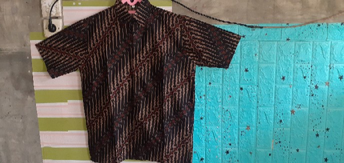 Kemeja Batik Pria Ppbtk07 Modern Lengan Pendek Casual Modis Trendy Masa Kini M L Xl Asli Pekalongan