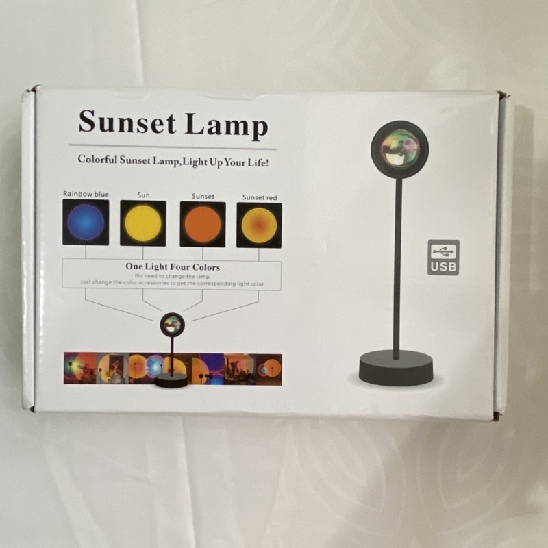 Sunset Lamp Rainbow Lamp Aesthetic