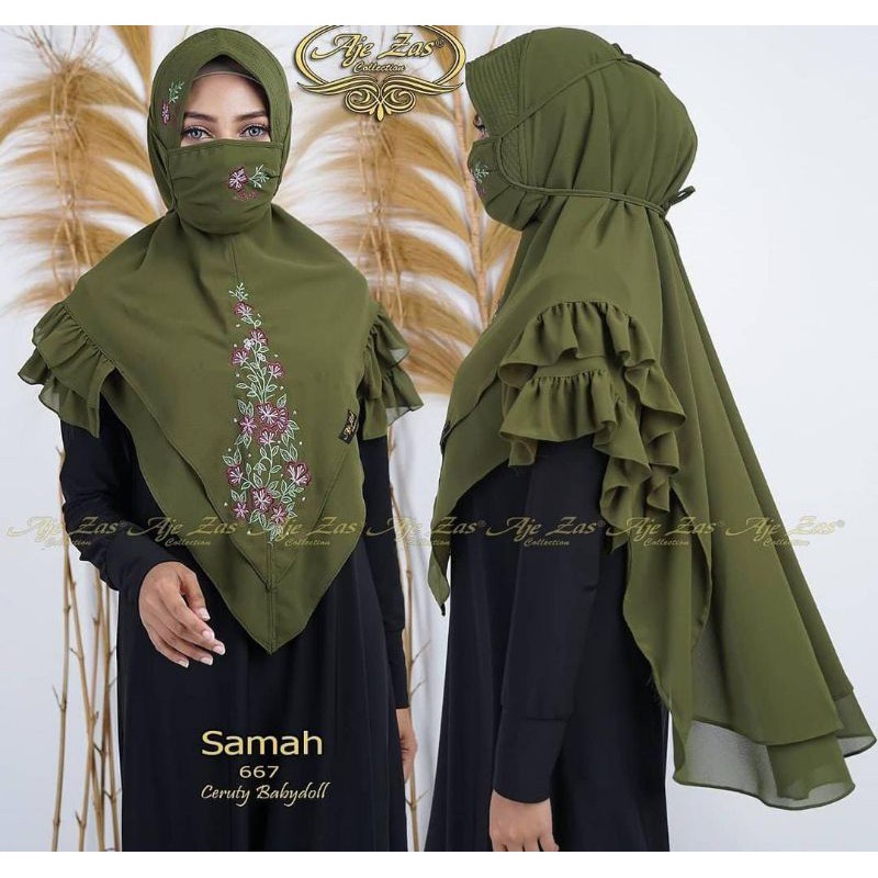 Khimar bordir Ninik/Samah original aje zas best seller