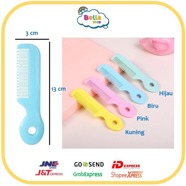 Sisir Bayi / Sisir Anak Import Murah Sisir Kecil Sisir Bulu Baby Brush &amp; Comb Set- BELLA SHOP