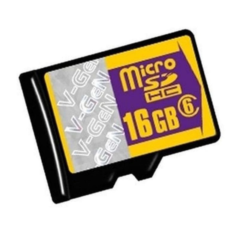 memory card 16gb v-gen kartu mmc class 10 16gb vgen turbo