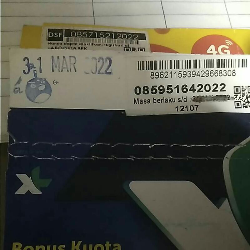 No Cantik XL & Indosat Seri Tahun 2022