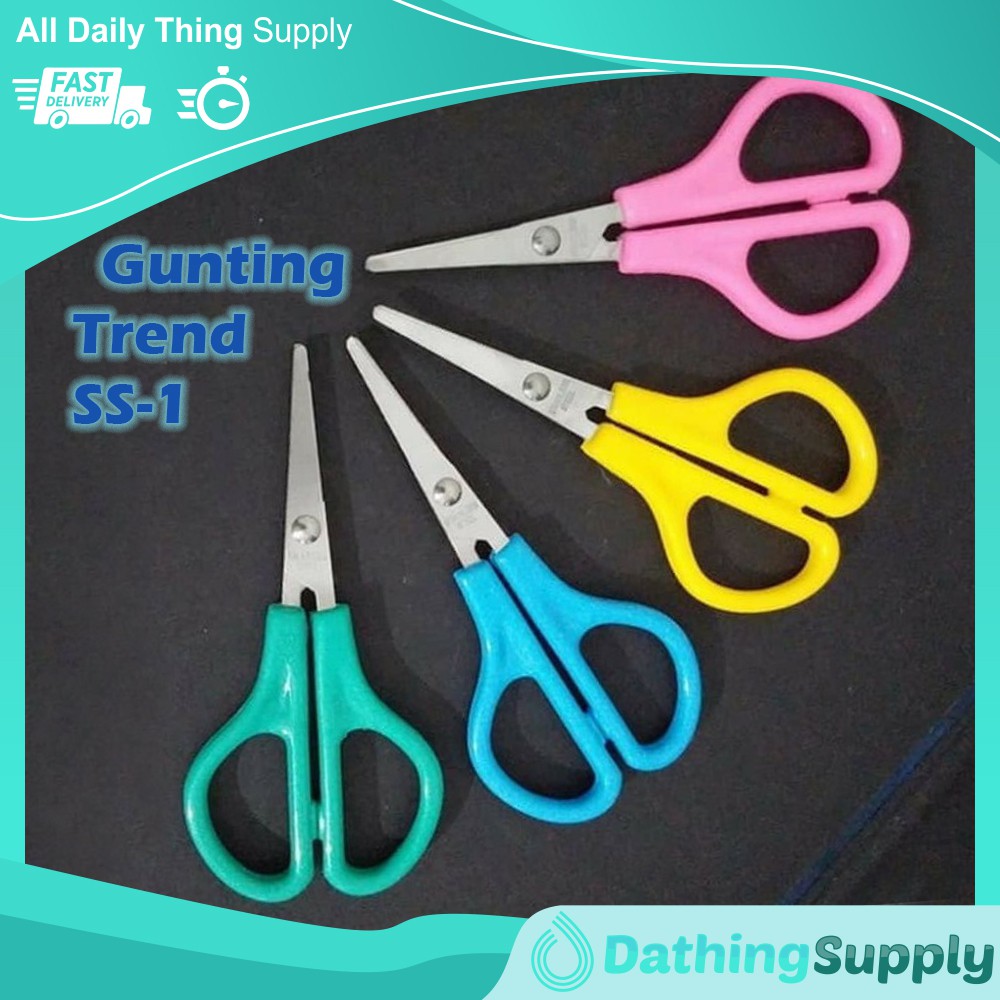 

Gunting Trend SS-1 / Gunting Kertas Serba Guna Murah 12 CM