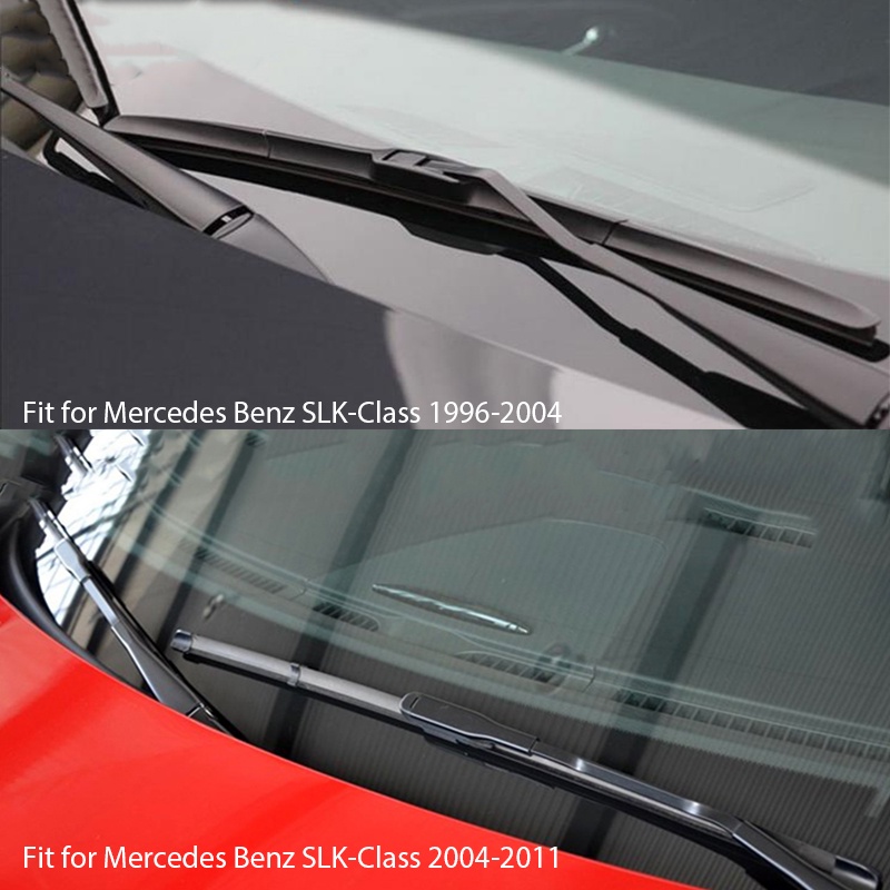 1 Set Karet Wiper Depan Mobil Untuk Mercedes Benz SLK Class R170 R171 R172 AMG