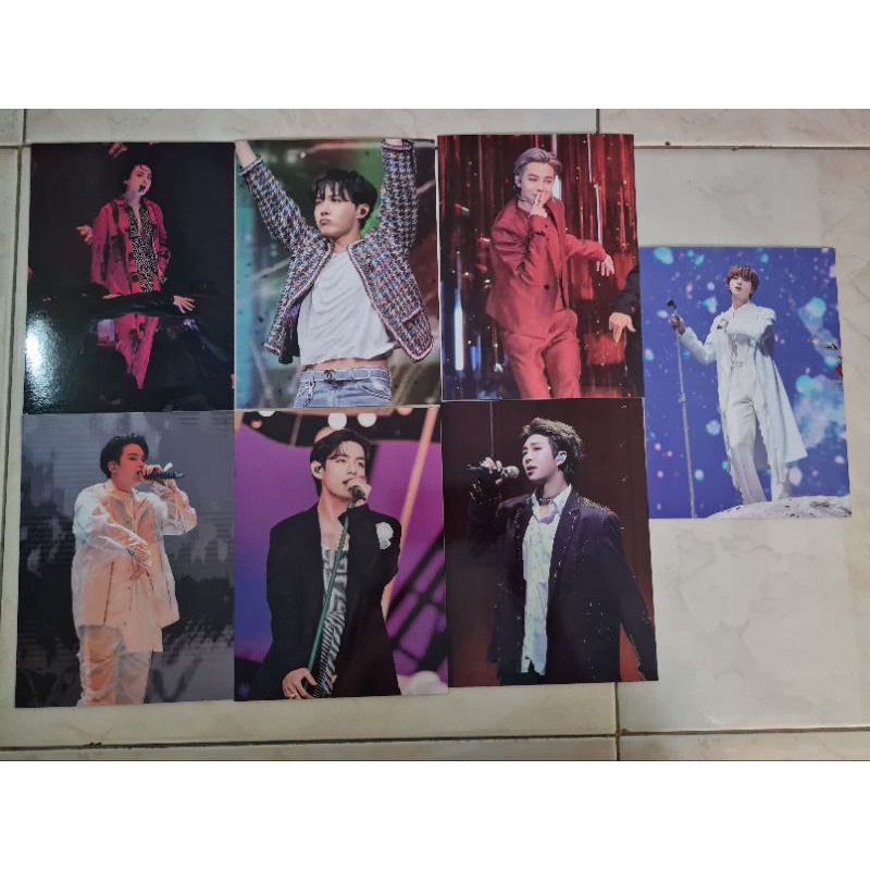 Postcard BTS Bluray Mots One Postcard Jin Jimin Jhope Suga Namjoon Taehyung JK