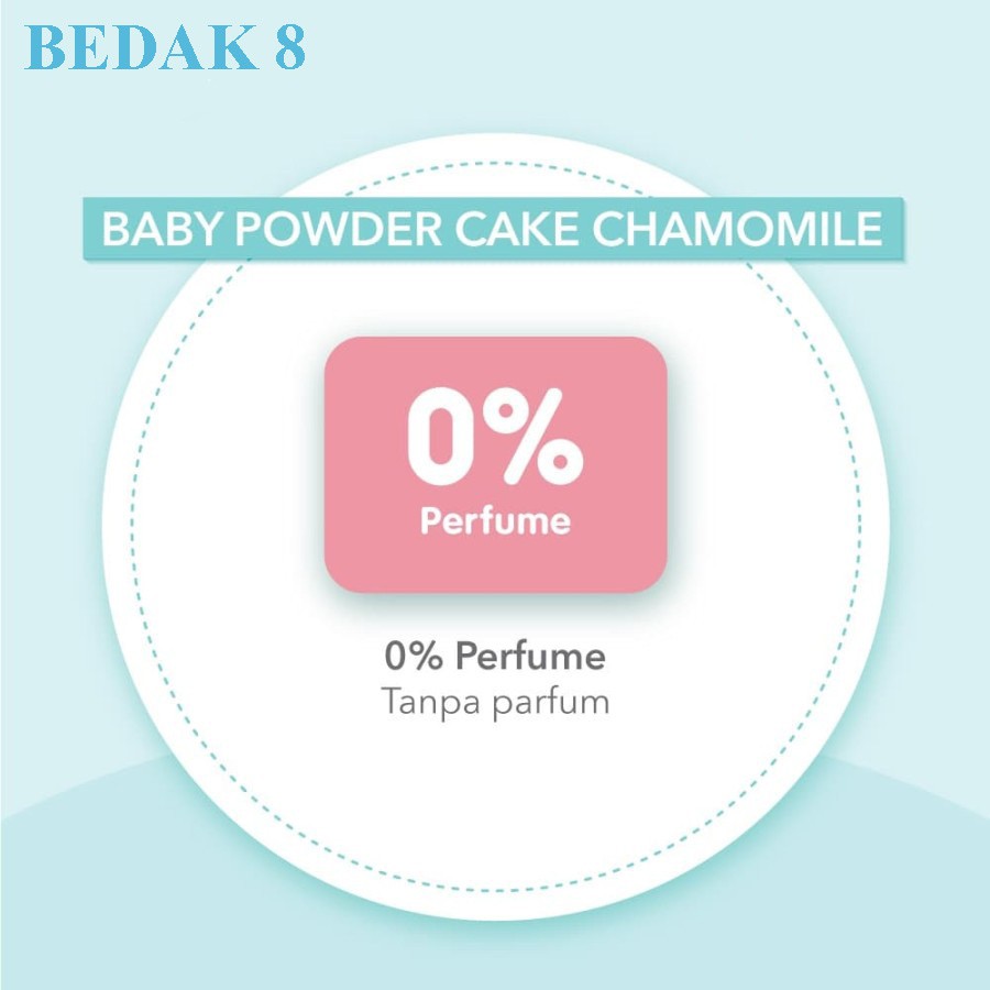 PIGEON Baby Powder Cake Chamomile 45Gr | Bedak Padat Bayi (Compact)