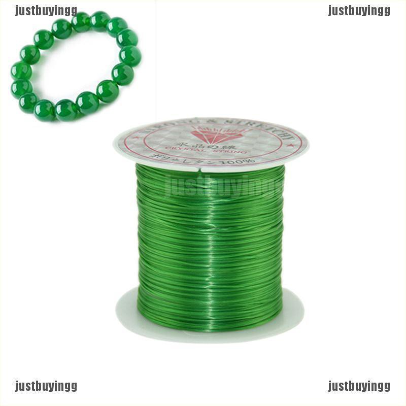 JB✪ 10M Strong Stretch Elastic Cord Wire rope Bracelet Necklace String Bead 0.5mm,