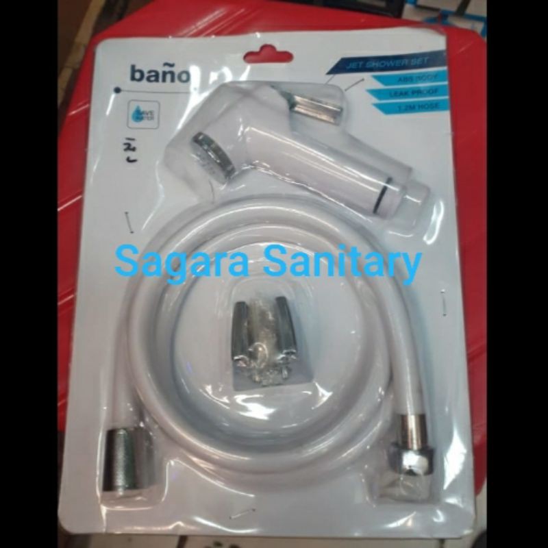 Jet shower Bano putih / toilet shower bano / jet shower bano