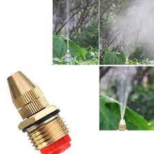 ALAT SEMPROT Siram Drip Irigasi Penyiram Nozzle Brass 1/2 Inch 1 PCS -  Kepala Penyiram Air Bahan Besi Brass / Alat Siram Tanaman Semprotan Penyiram Tanaman Taman Kebun Kabut Otomatis -  alat penyemprot embun kabut mist sistem pengairan nosel katup brass