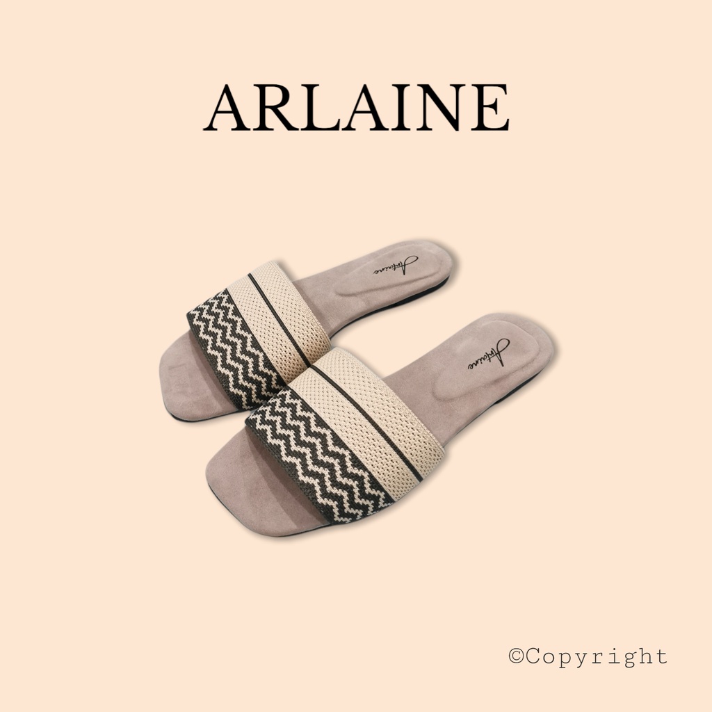 Arlaine Keiko Sandal Flat Wanita