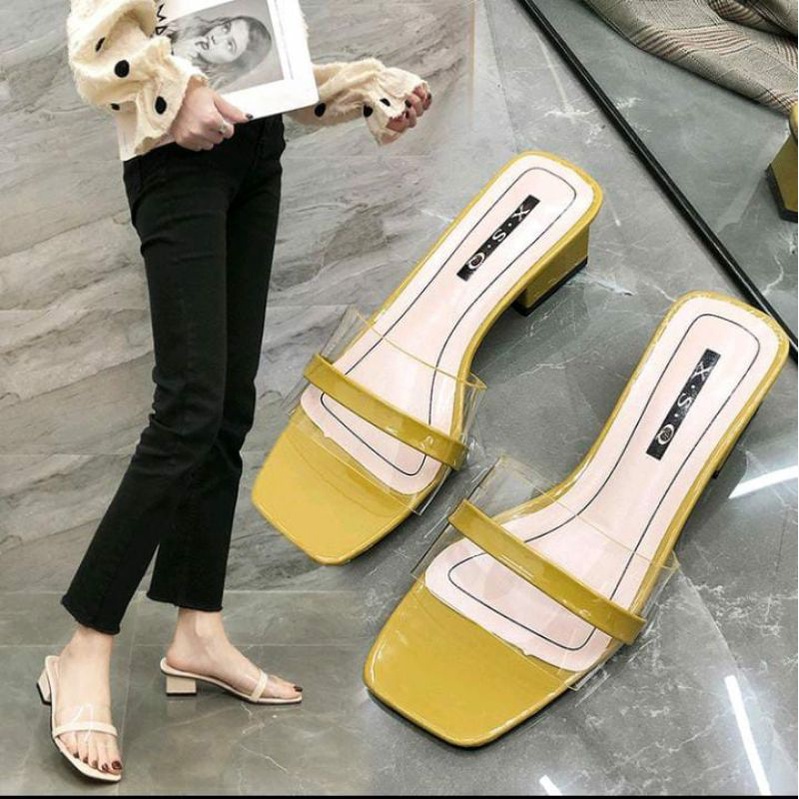 SANDAL WANITA MIKA PLAT HAK TAHU 3 CM