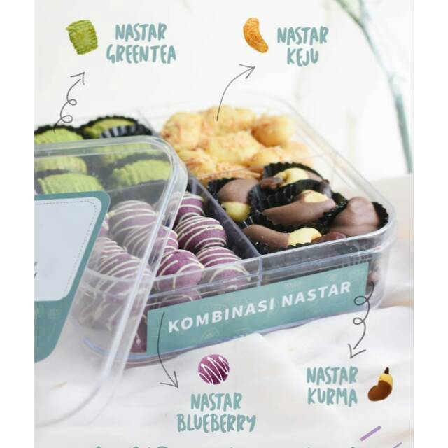 

Kue kering lebaran ina cookies asli original kombinasi nastar