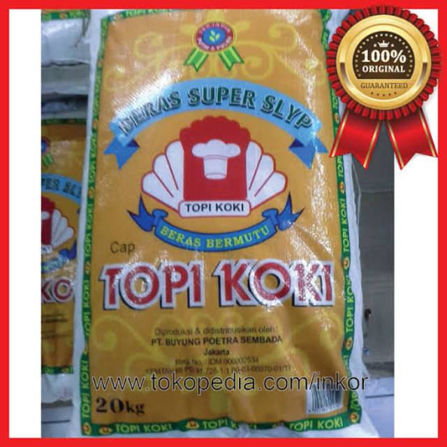 

TOPI KOKI BERAS SUPER SLYP 20KG