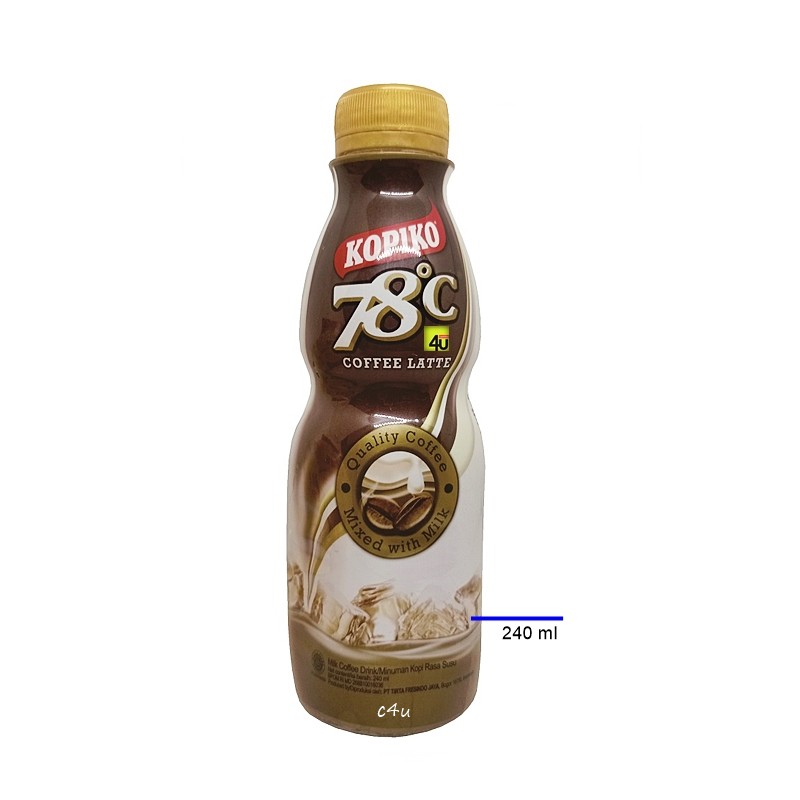 

KOPIKO 78c - Coffee Latte Drink - 240ml Botol RTD