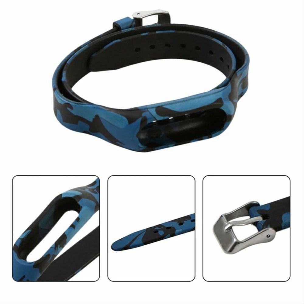 Rare Item Gelang Karet Xiaomi Mi Band 2 Double Loop Wirstband Strap Army Series