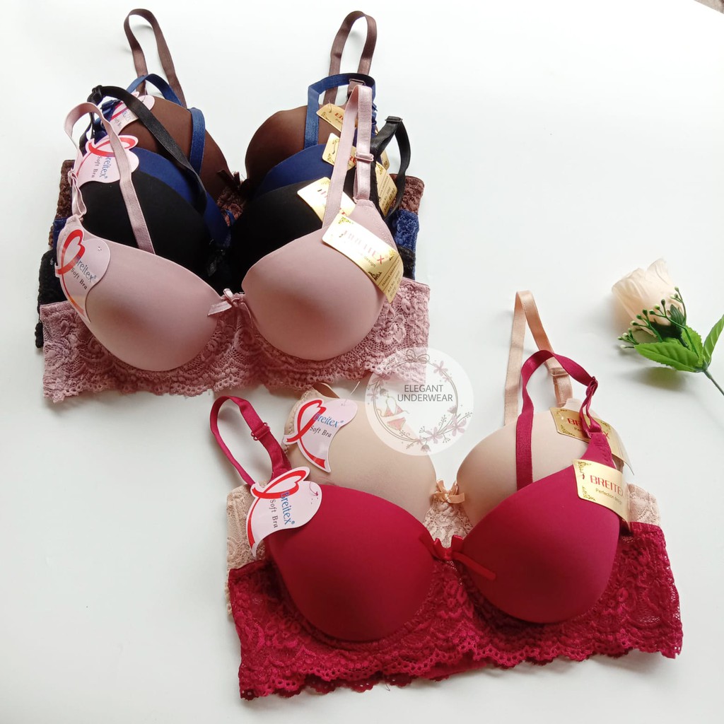 BRA KAWAT / BH KAWAT FASHION KAIT 3 CUP B BREITEX RENDA BAWAH 3060