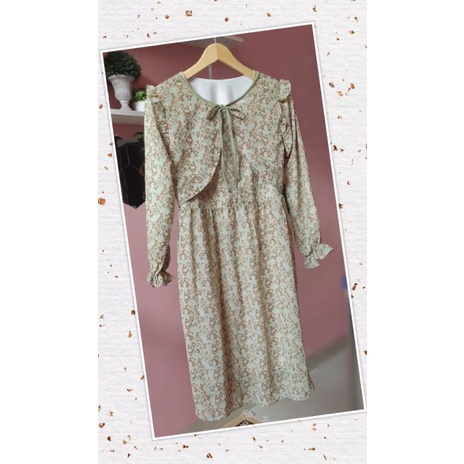 Tunik Ceruty Bunga Korean Look Busui by Mikka