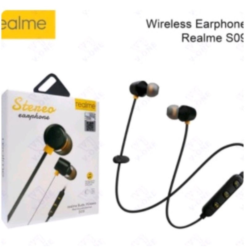 Hf Handfree Bluetooth Stereo Earphone REALME S09