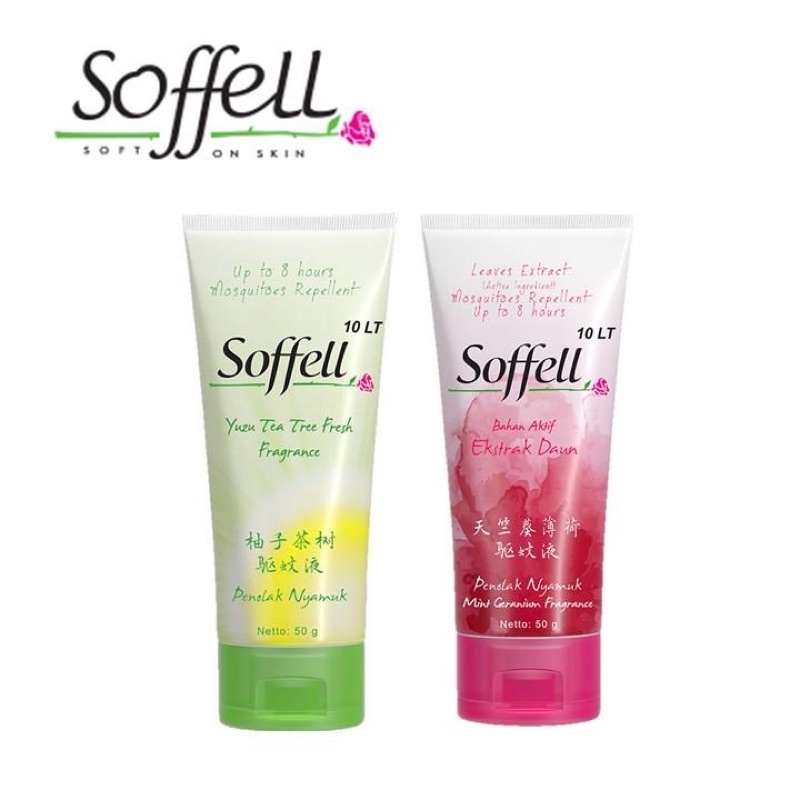 [ORIGINAL 100%] Soffell Alamia Tube Yuzu / Geranium Lotion Penolak Nyamuk
