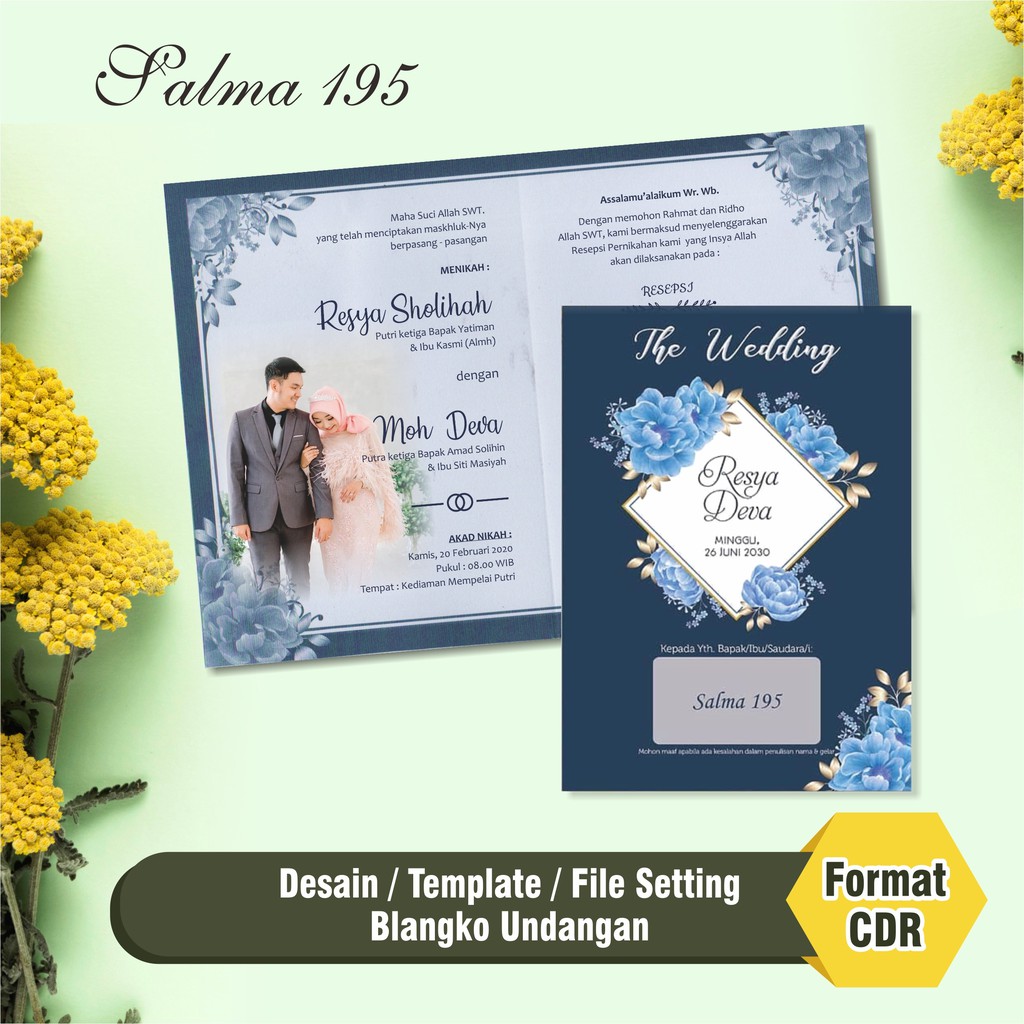 TEMPLATE DESAIN BLANGKO UNDANGAN SALMA195