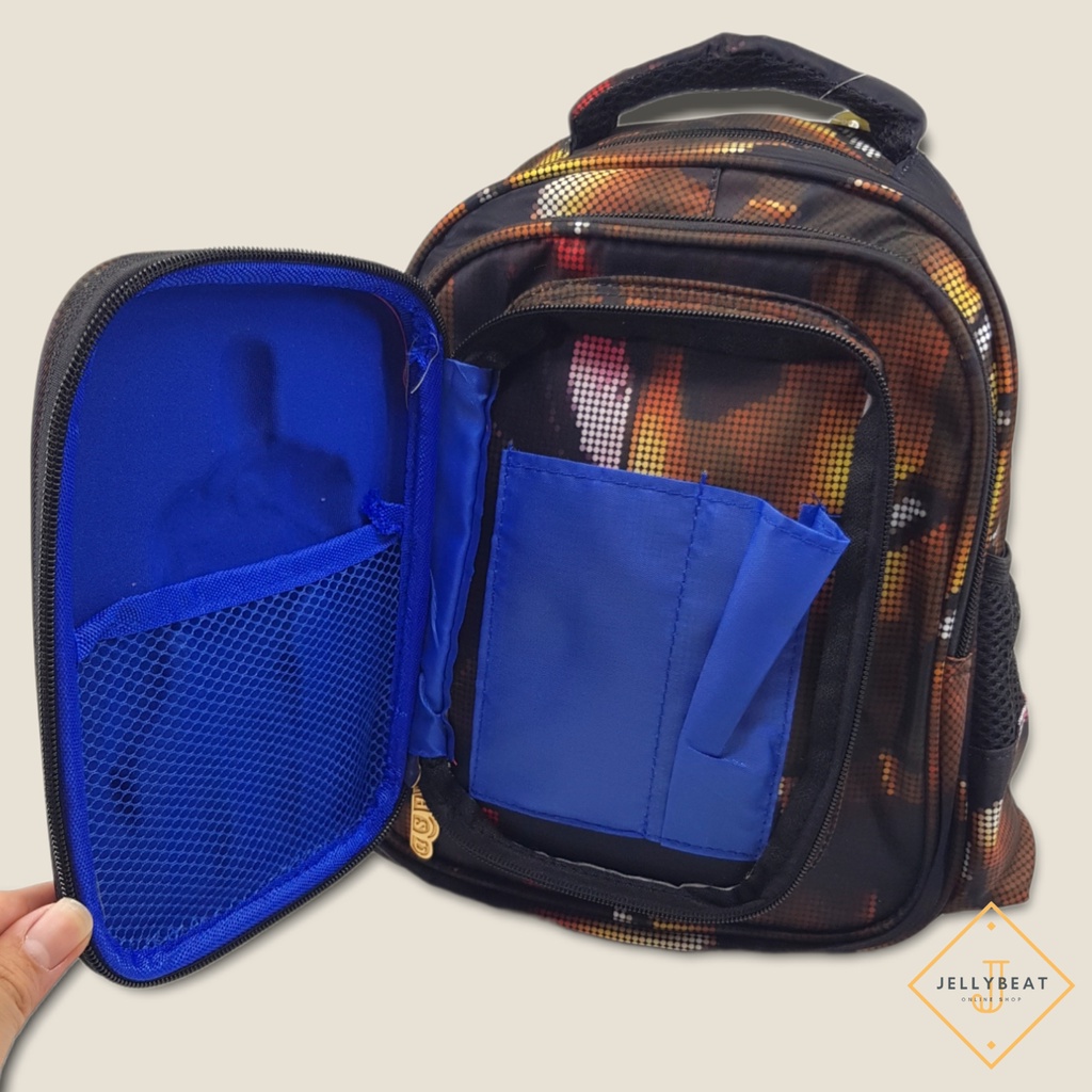 TAS RANSEL 12 INCH DOMPET PAUD - TK KARAKTER -  IRON MAN