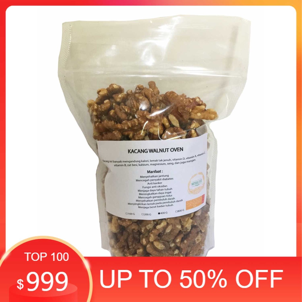 

Terlaris Walnut Panggang 400 gr