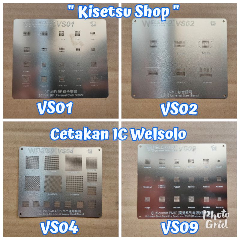 Jual Cetakan Ic Plat Ic Hp Ponsel Smartphone Universal Welsolo Vs