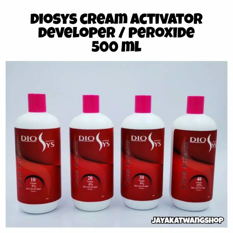 DIOSYS Peroxide 500mL | Developer Cream Activator Hair Color | Diosis Dyosis