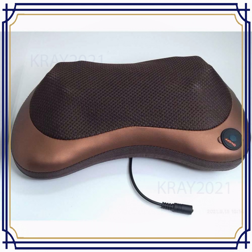 Bantal Pijat Shiatsu Heat Massage 12 Head 1 Button HT112