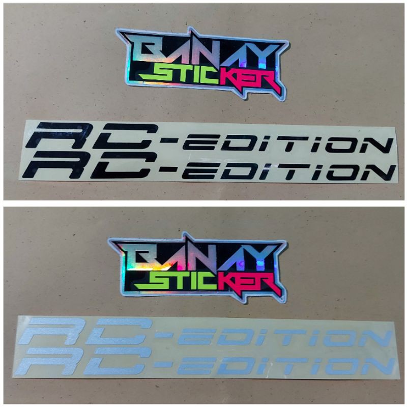 STICKER RC EDITION SHOCK BOTTOM