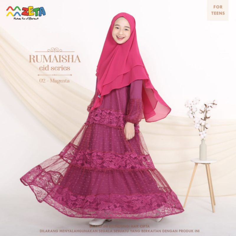 GAMIS ANAK RUMAISHA SERIES BY ZETA