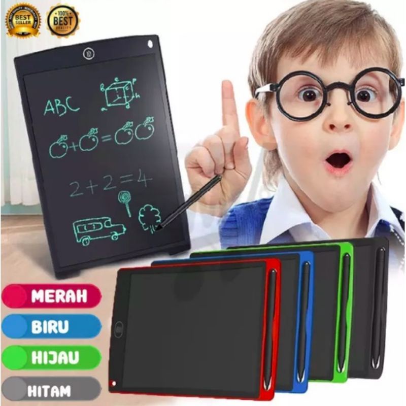 LCD Drawing Writing Tablet Ukuran 23cm x 15cm / Papan Tulis Anak / Papan Tulis Digital / Tablet Lcd Board Writing 8,5 inch