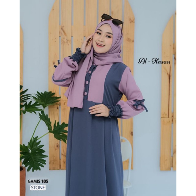NEW DRESS SET PASMINA KODE 105 BY AL-HASAN COLLECTION