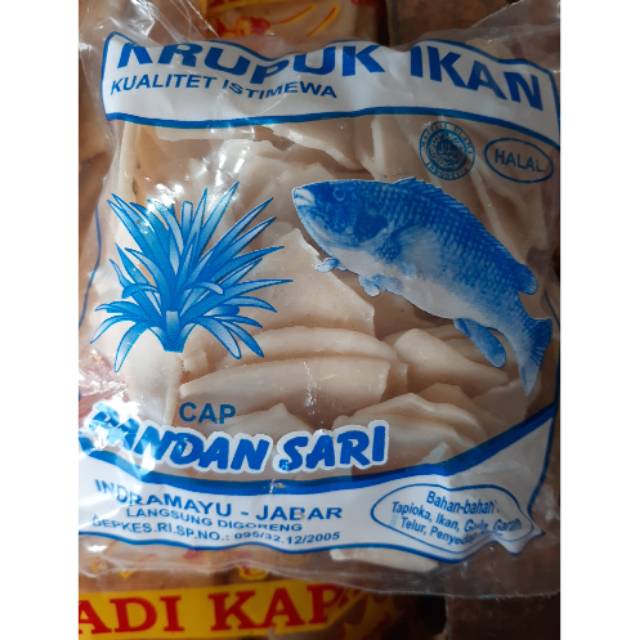 

Krupuk ikan pandan sari 200 gram