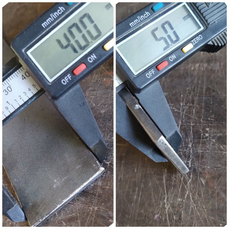 Plat Strip Besi Lebar 3,8 cm  Tebal 5 mm Panjang 100 cm