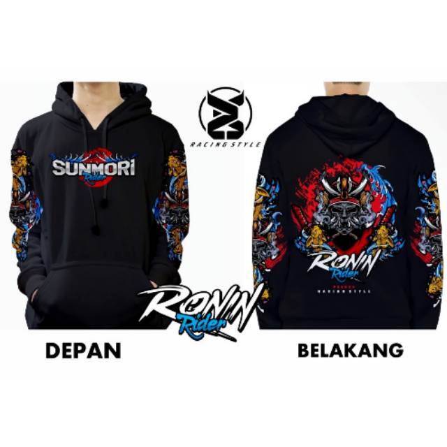 HOODIE SUNMORI RONIN RIDER KOHAKU PRINTING SUBLIM