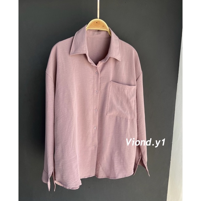 kemeja oversize/kemeja wanita/atasan wanita/baju korea 110