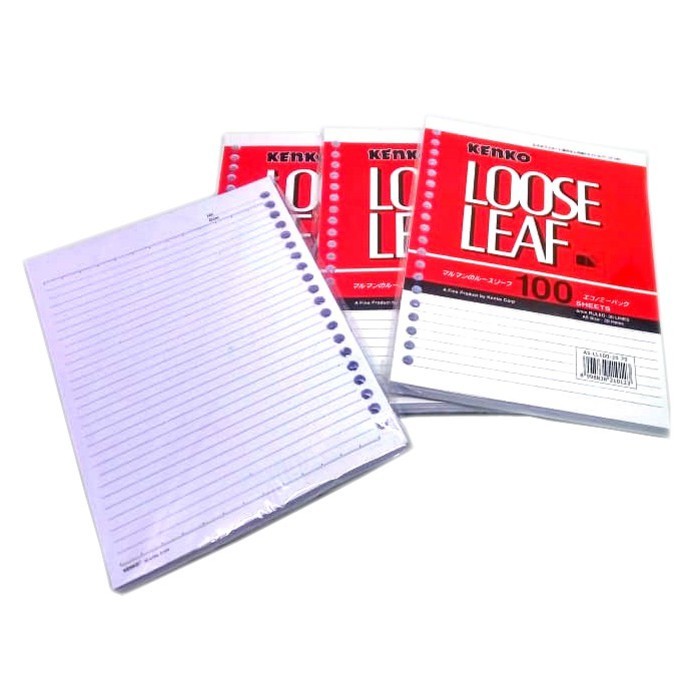 

LOOSE LEAF/ISI BINDER KENKO A5 ISI 100