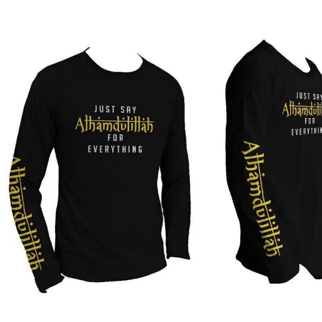 Kaos santri / M - XXL / Kaos tulisan / baju dakwah / baju tulisan arab / kaos hijrah / kaos lengan p
