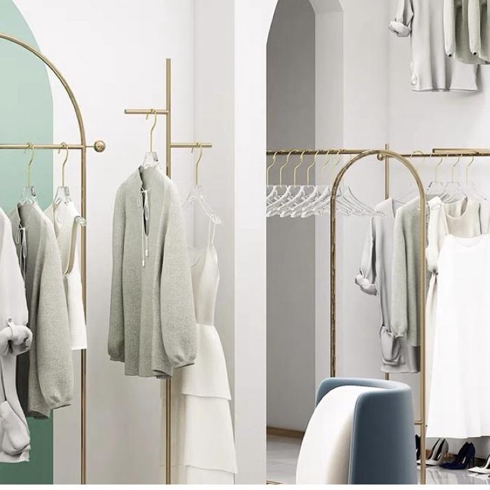Cloth Hanger Acrylic / Gantungan Baju Akrilik/ Hanger Baju Transparant / Hanger Baju Gold