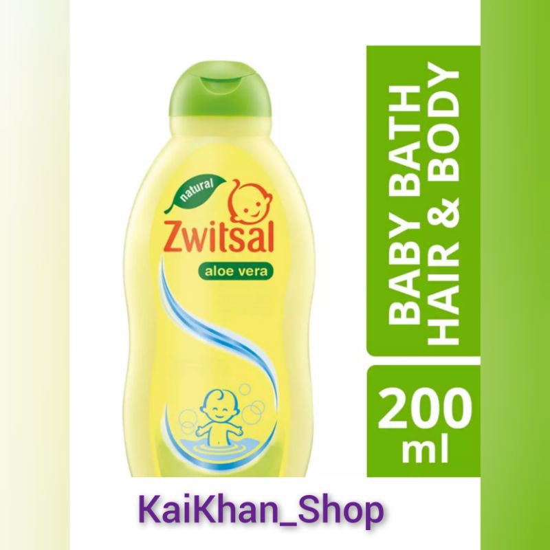 Zwitsal Baby Bath Hair &amp; Body Aloe Vera [200 mL]