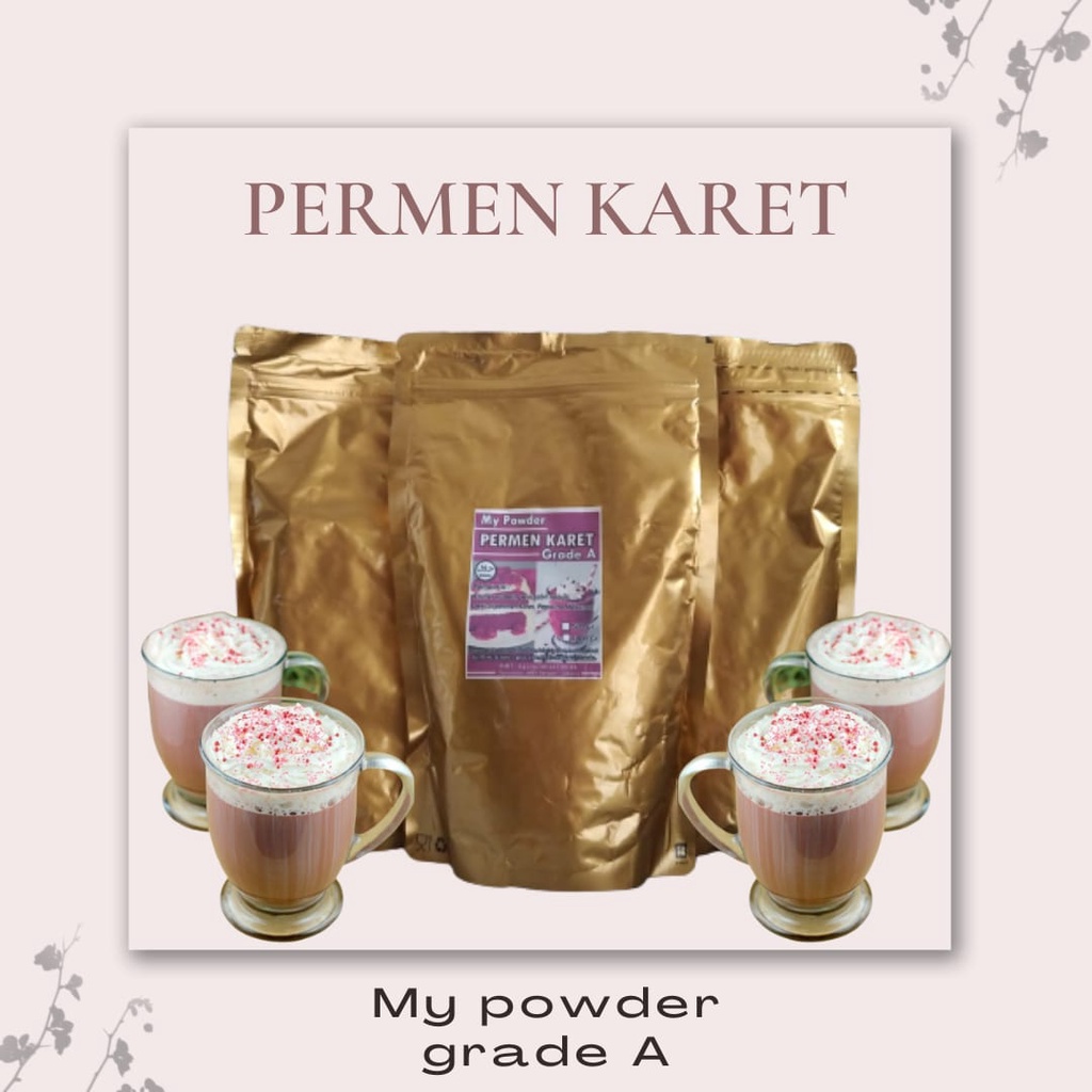 

My Powder Minuman Rasa Permen Karet Grade A 500 Gram
