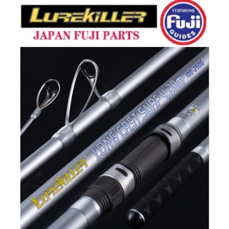 Joran Lurekiller Jepang Fuji  Surf casting Rod 100-250G /  4.2 M   Rod pasiran Saltwater long Cast