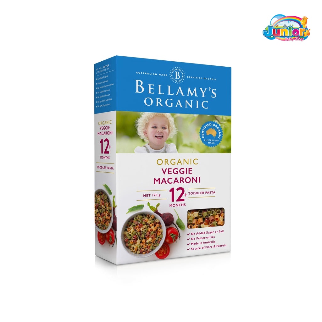 Bellamys Organic Veggie Macaroni 175gr