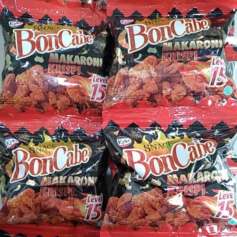 Snack BonCabe Bon Cabe Level 15 ( 1 renceng isi 10 )