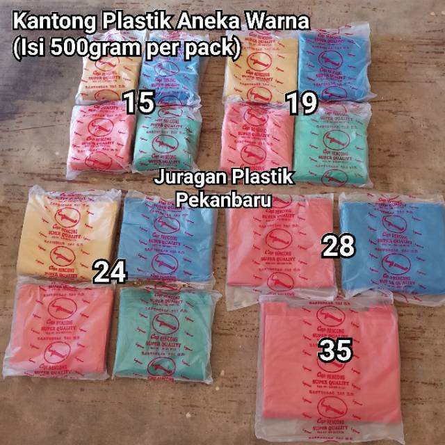  ISI 500 GRAM TEBAL Kantong Plastik Asoy  Kresek HD 15 