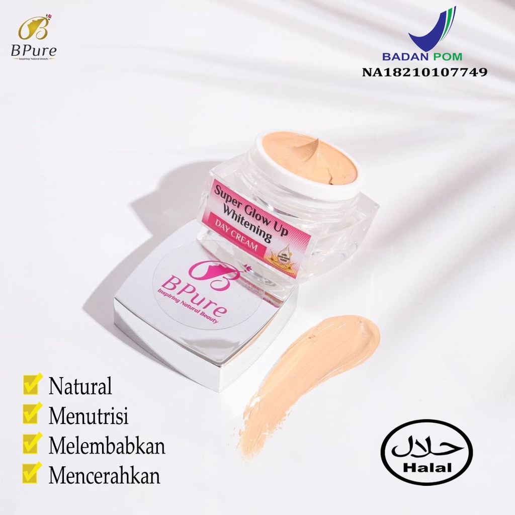 BPOM | BPure Skincare | Day Cream/Krim Pagi 10gr | Halal